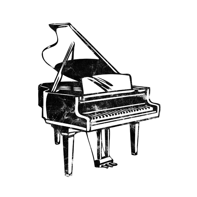 Piano Instrument Retro