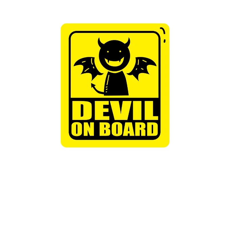 Diable à bord - bébé, enfants