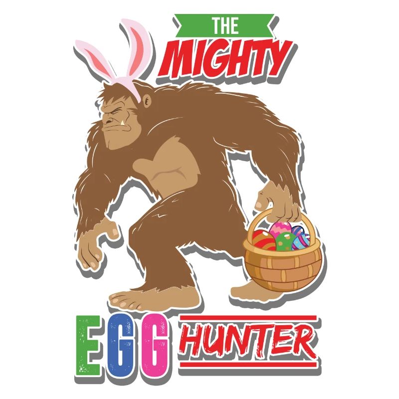 Bigfoot Egg Hunter - Osterhasen-Korb-Feiertag