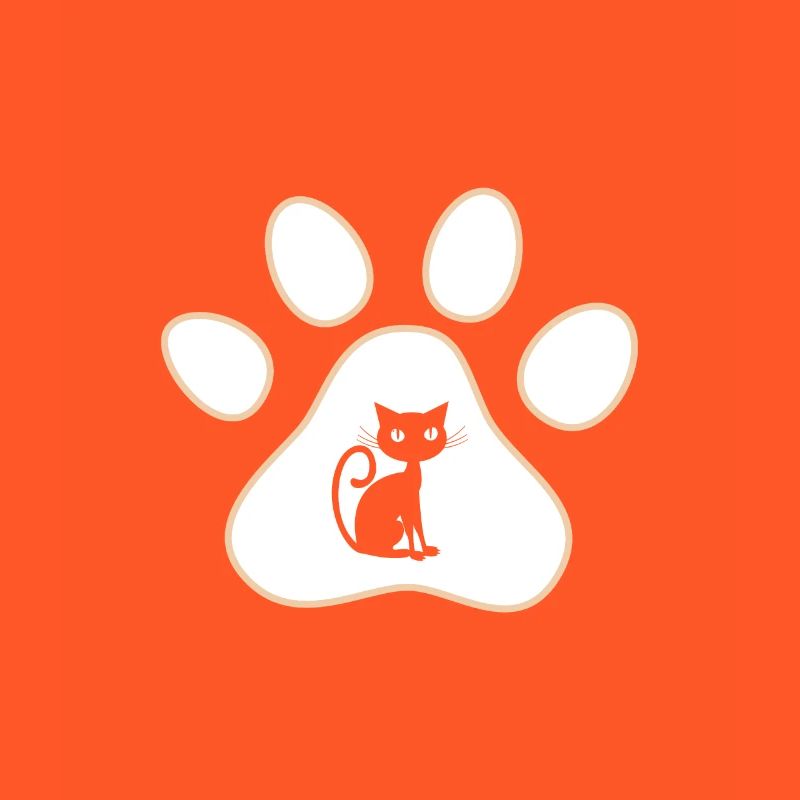 Cadeau de patte de chat chat