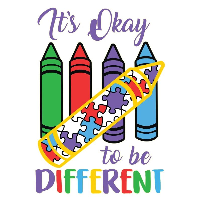 It's Okay To Be Different - Autism Puzzle ASD