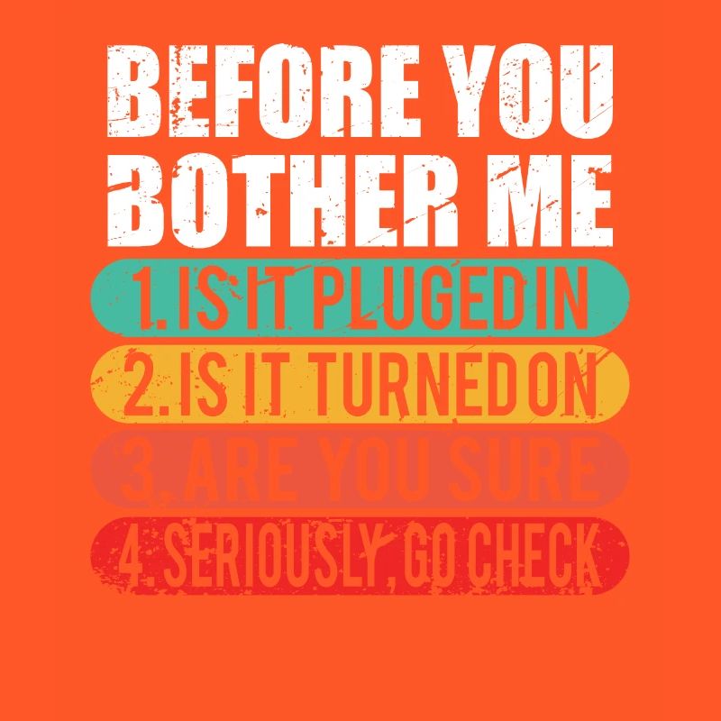 Lustiger technischer Support / Computer Techie Nerd Geschenk