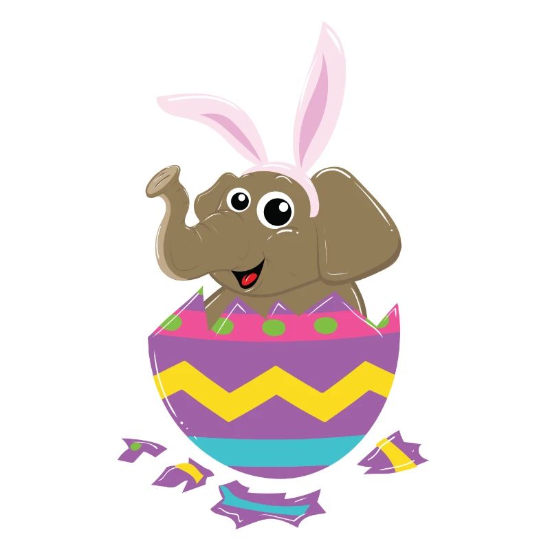 Easter Elephant - Cute Egg Hatching Easter Bunny