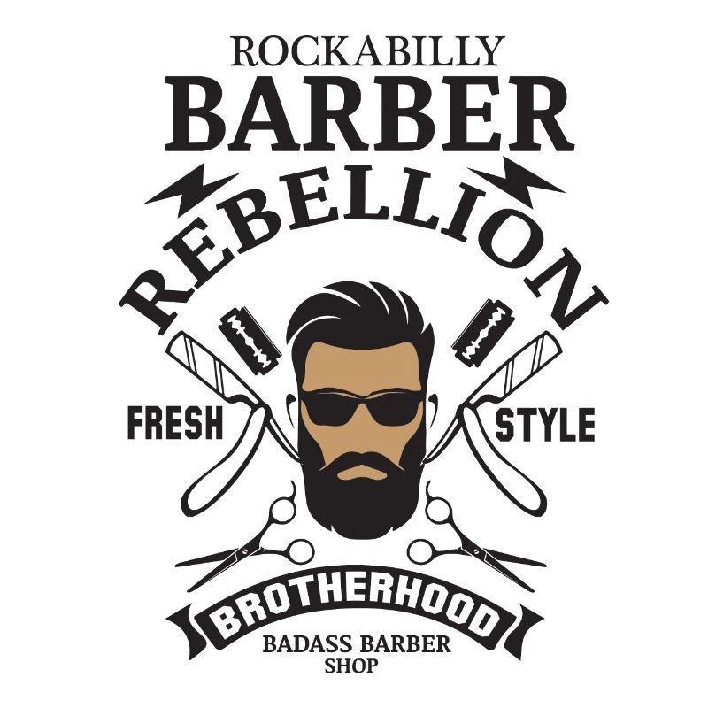 Conception de rébellion de coiffeur
