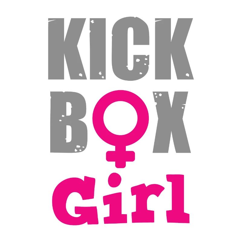 Kickbox-Mädchen