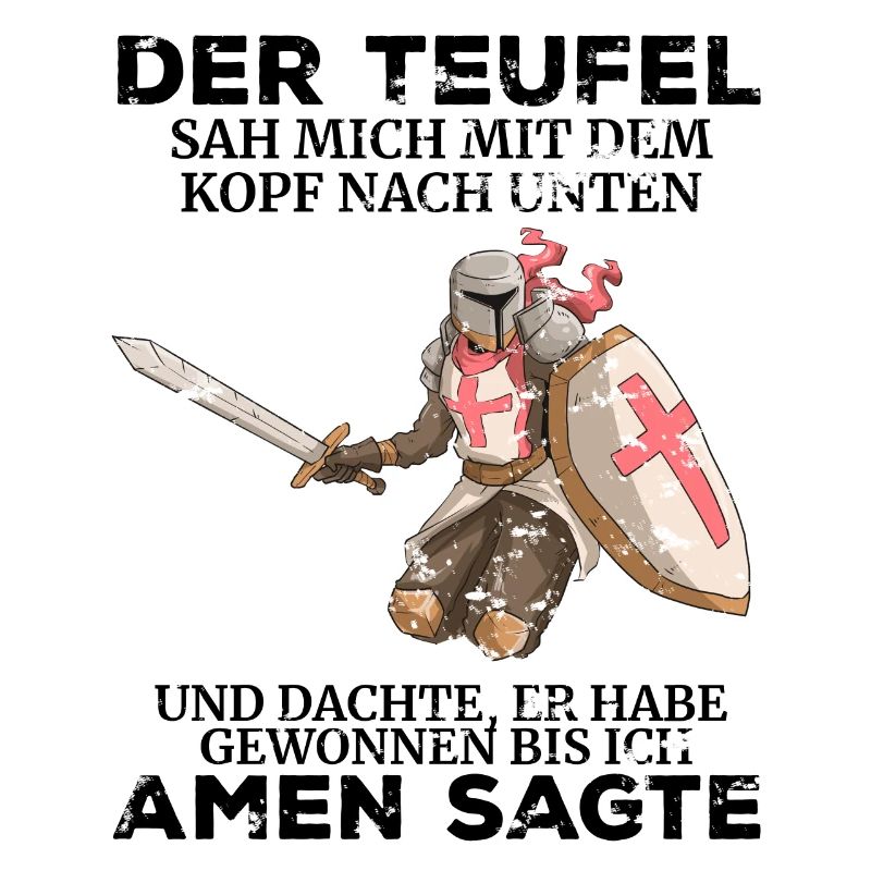 Tempelritter Grafik Templer Tempel Ritter Teufel
