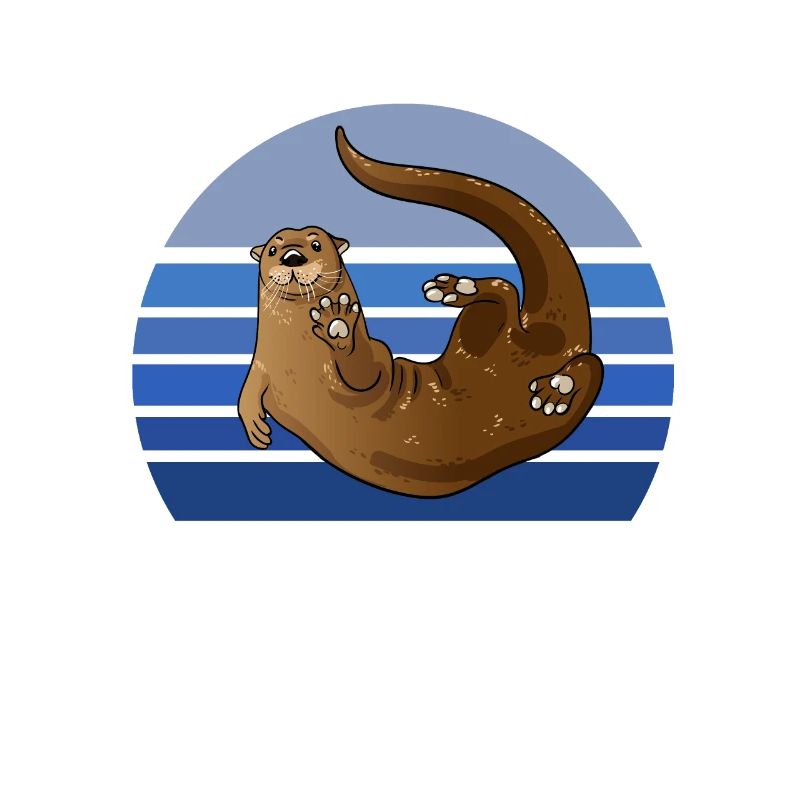 Otter Blue Retro