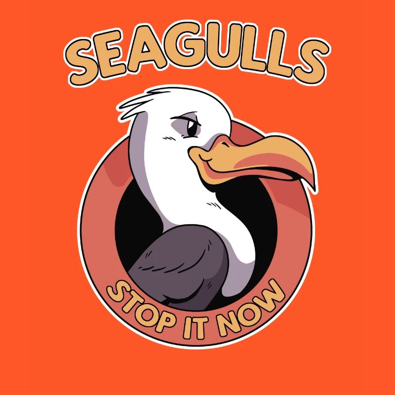 Seagulls Stop It Now Meme Möwe Seemöwe