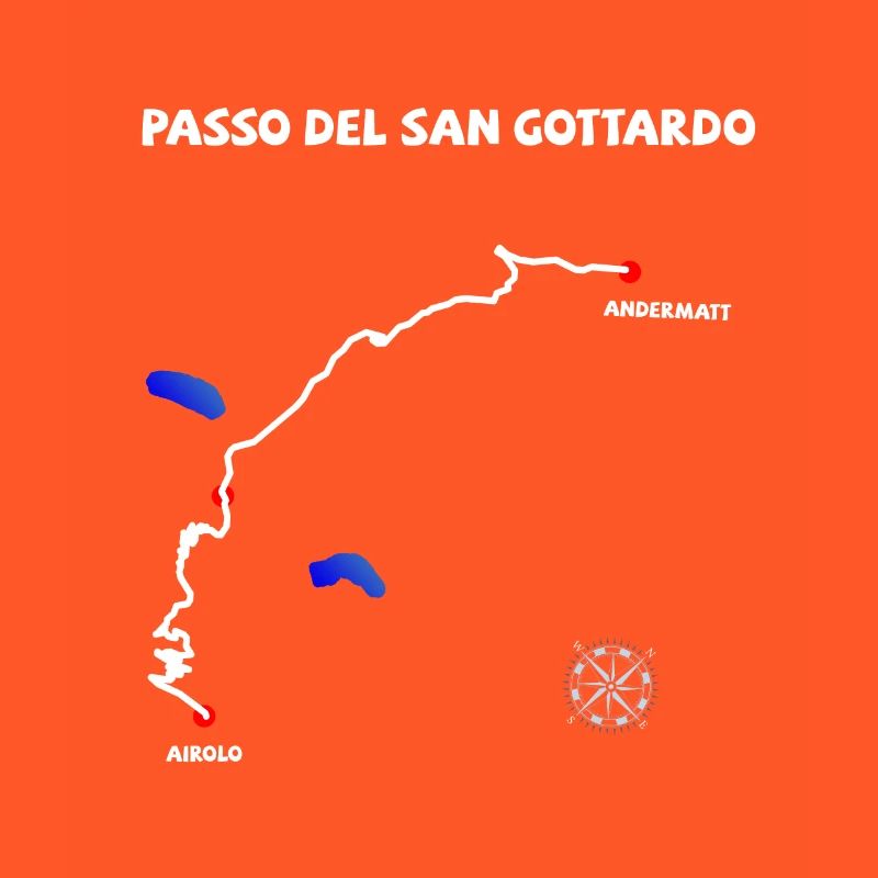 Gotthard Pass Passo del San Gottardo Serpentine