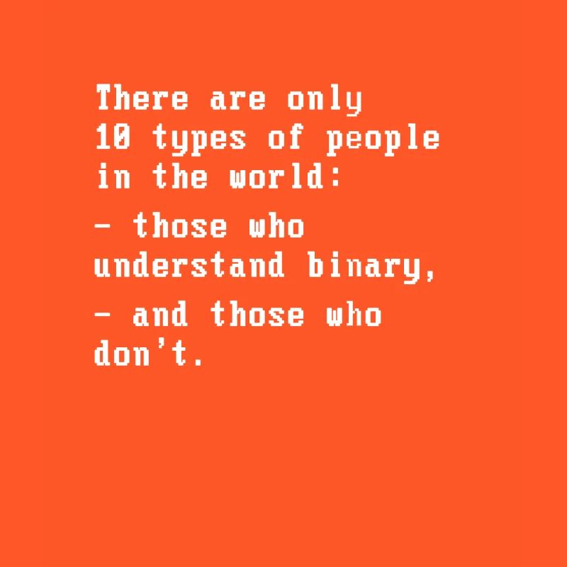 Software Developer Programmer 10 Types of People