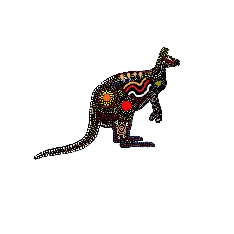 Aboriginal Art Kangaroo
