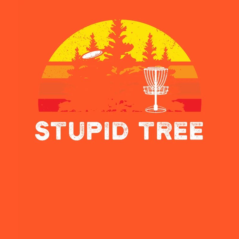 Drôle de chemise de golf à disque - Stupid Tree Funny Disc Gol