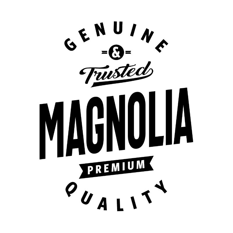Magnolia personalisierter Name Geburtstagsgeschenk