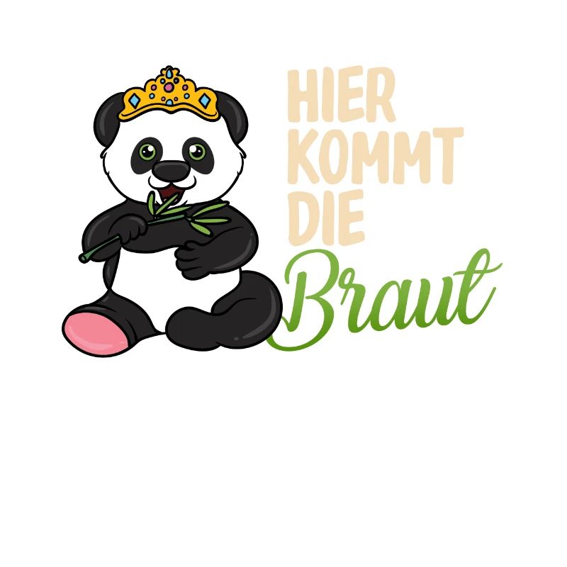 Junggesellinnenabschied m. Panda, Pandabär
