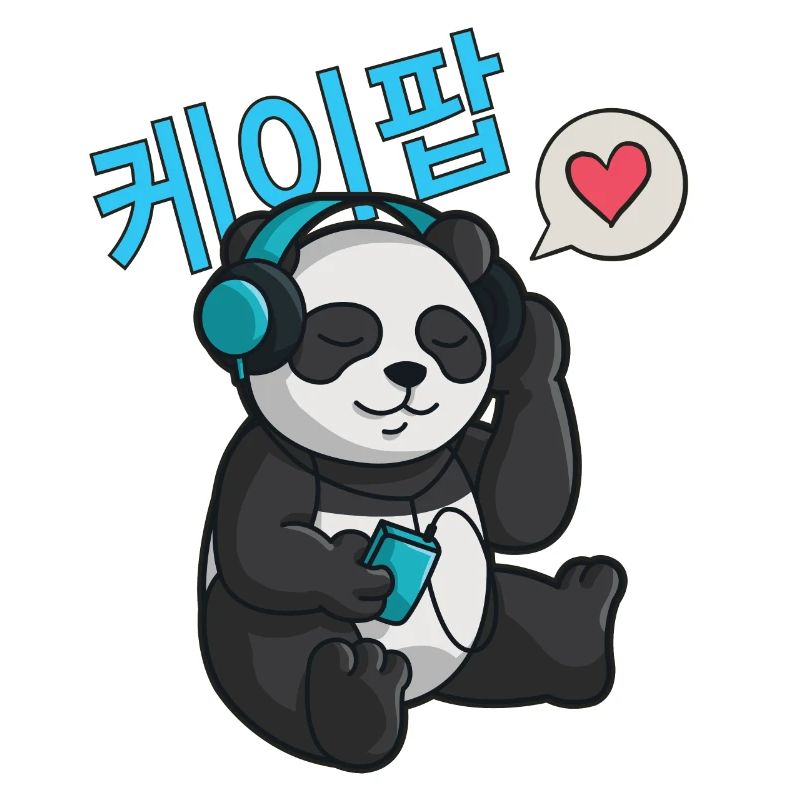 K-Pop & Chill caractères coréens coréen