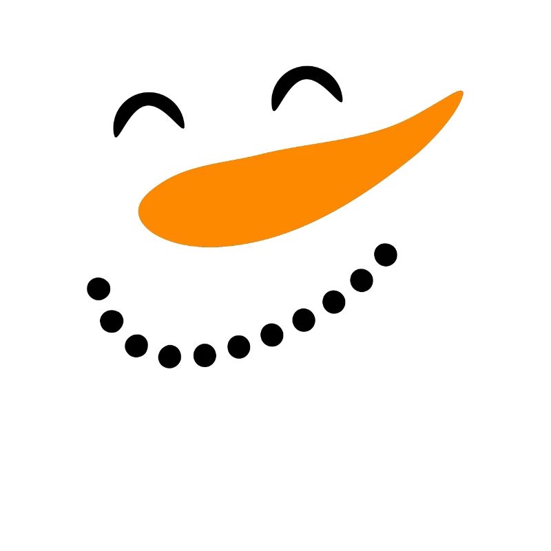 Cute snowman face Christmas gift
