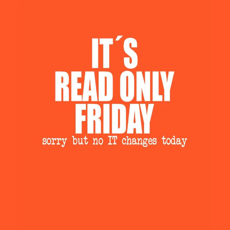 lustige it´s read only friday Geschenkidee