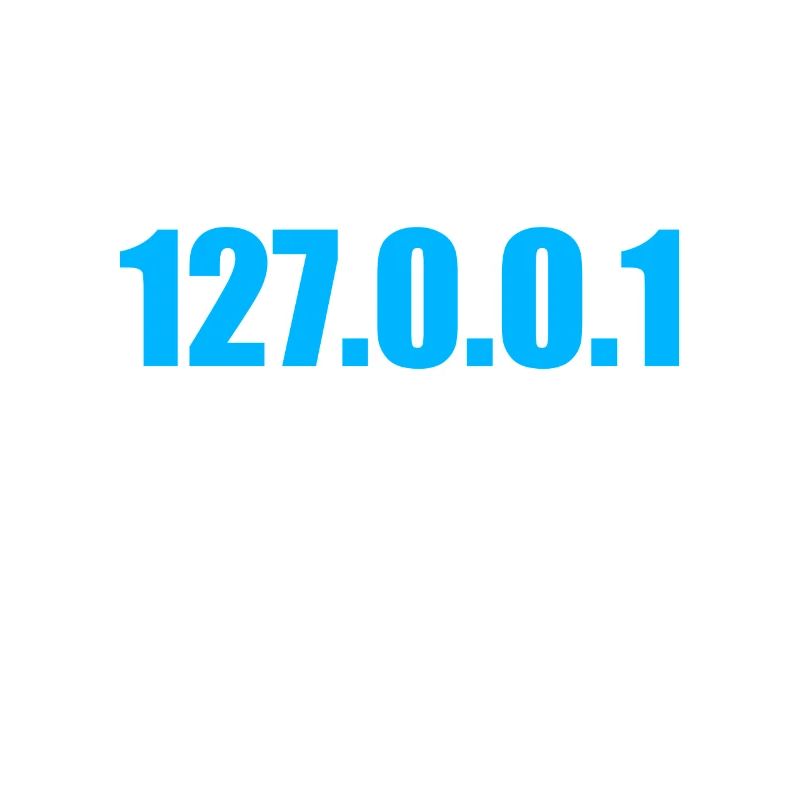 there is no place like 127.0.0.1 Geschenkidee