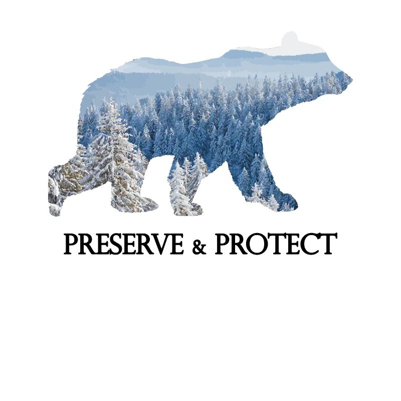 Bear Preserve & Protect Climate Change Environment