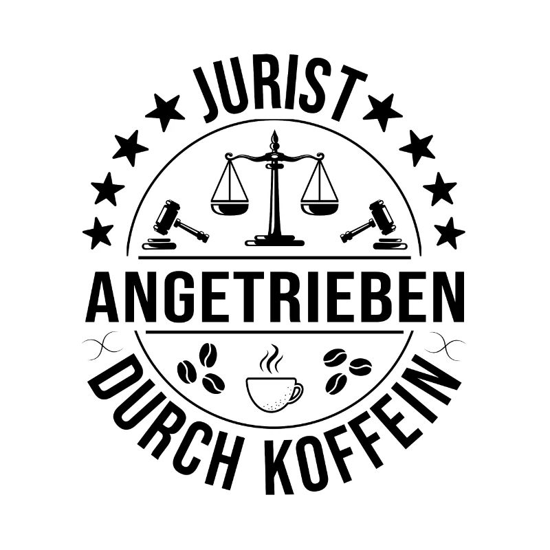 Jurist angetrieben durch Koffein
