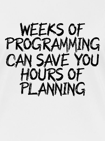 weeks of programming