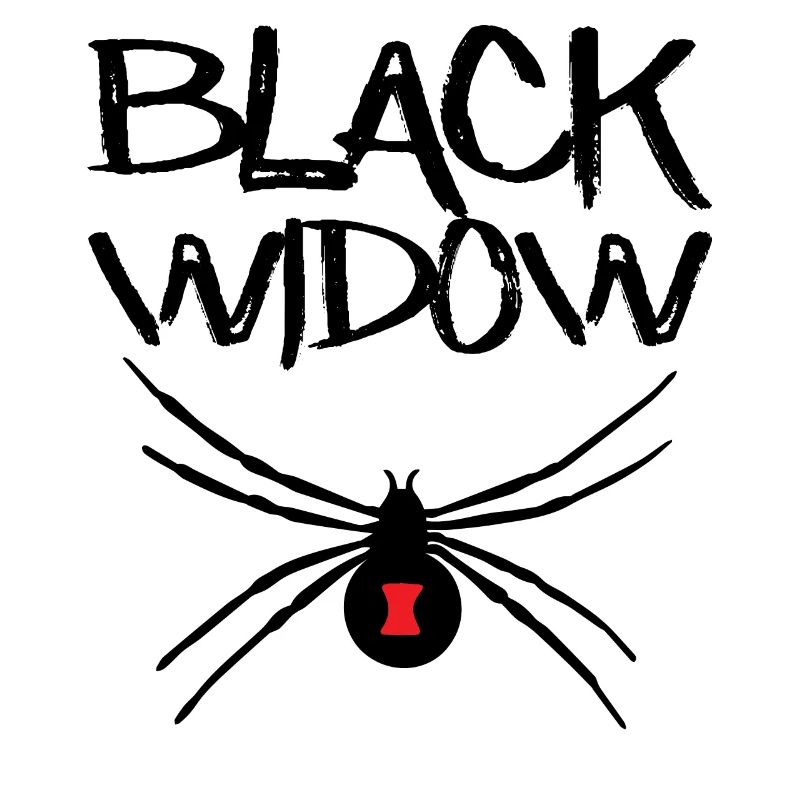 Black Widow Schwarze Witwe Spinne