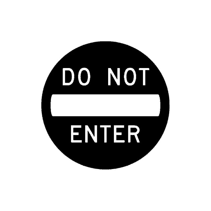 Do not enter Einbahnstraße Stop Schild Lustig