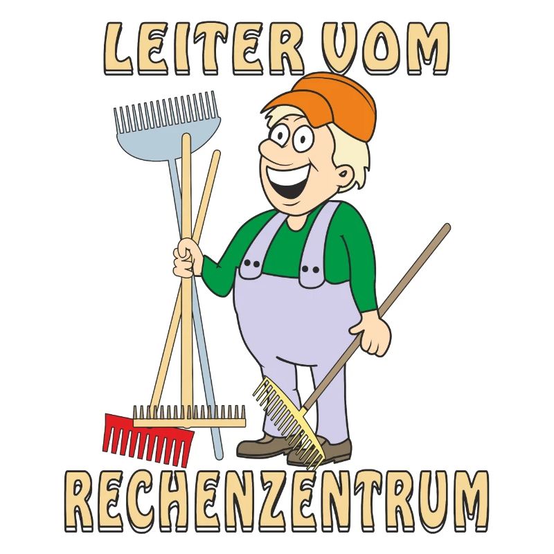 MENSCH COMIC LEITER VOM RECHENZENTRUM