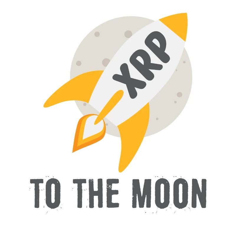 XRP To the Moon XRP Ripple Crypto Cryptocurrency
