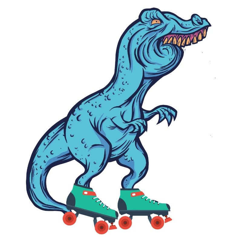 Dinosaur Roller Skates Roller Skating Skating
