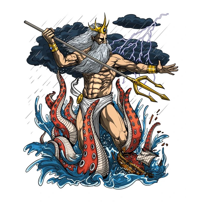 Griechischer Gott Poseidon
