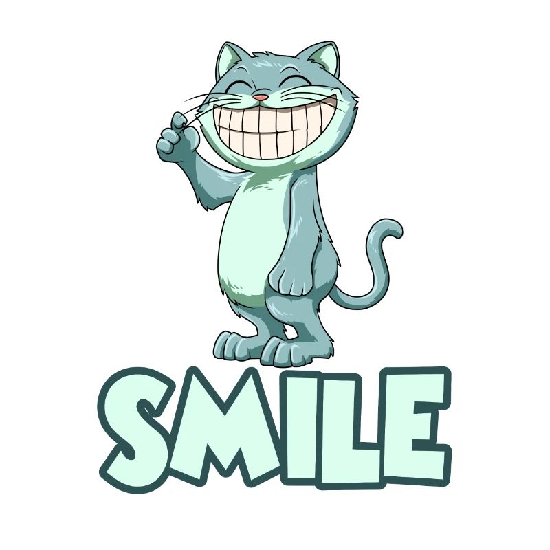 Chat souriant