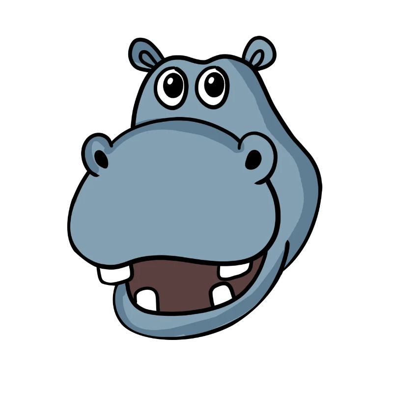 Hippopotames tête