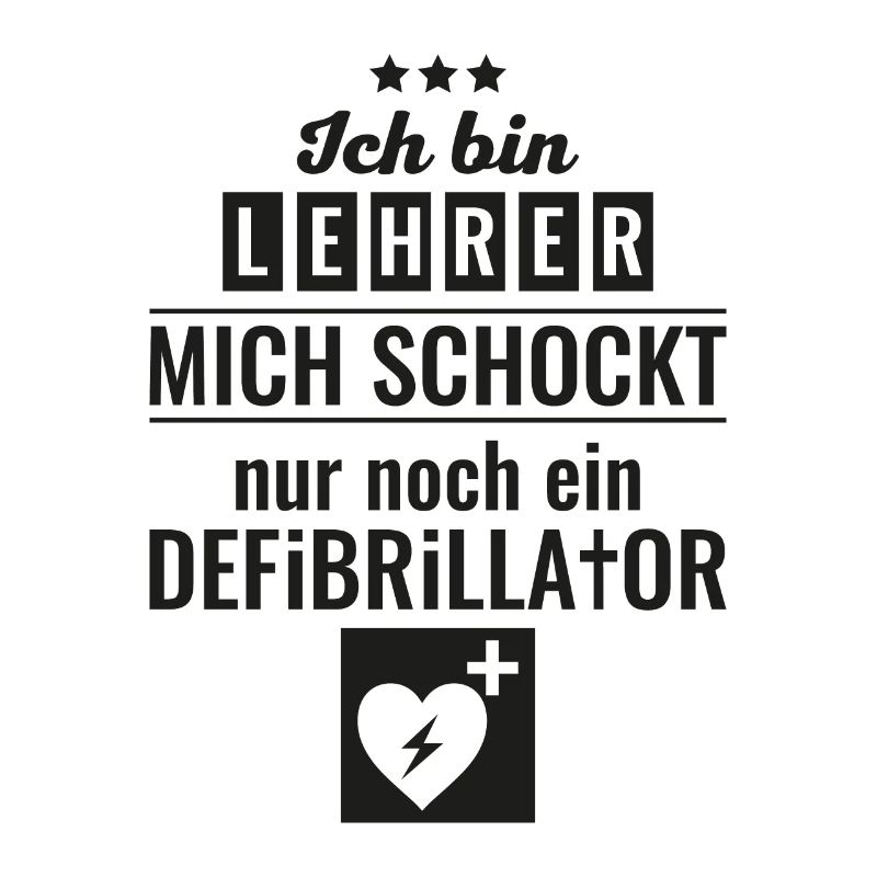 Lehrer defibrillator Geschenk Schule Professor