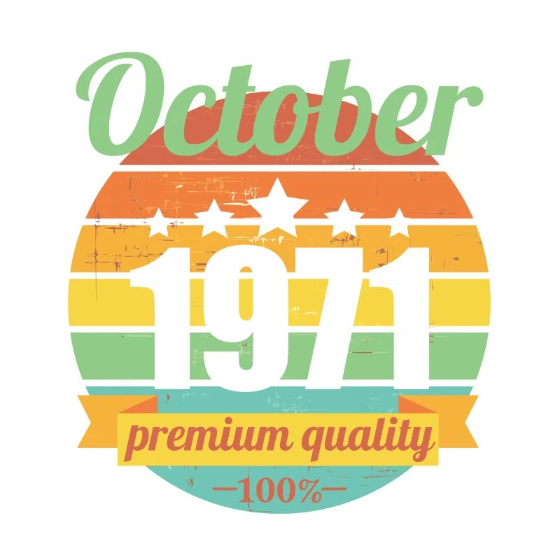 50e anniversaire 50 ans 50 ans october 1971