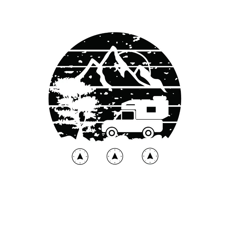 Pickup Cabine de camping vintage Camping