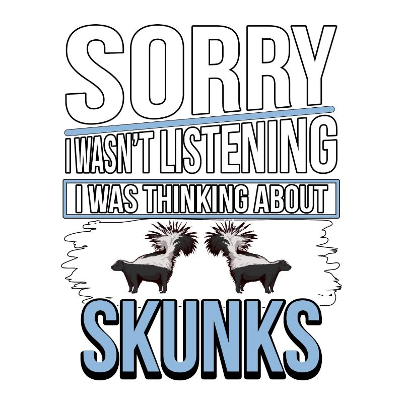 Putois I Ce que thinking About Skunks