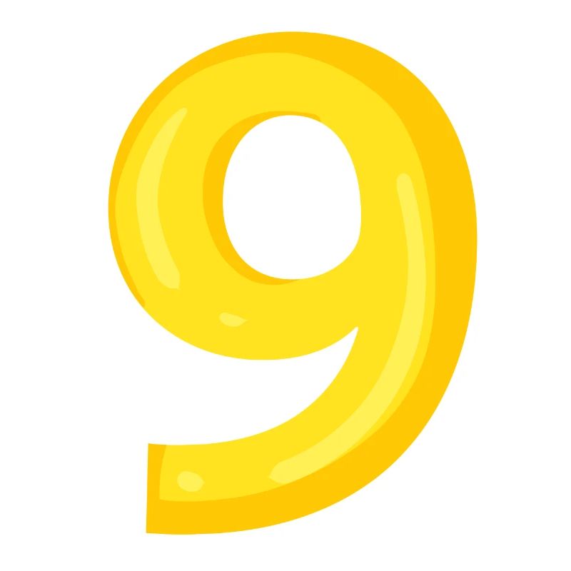 9 jaune
