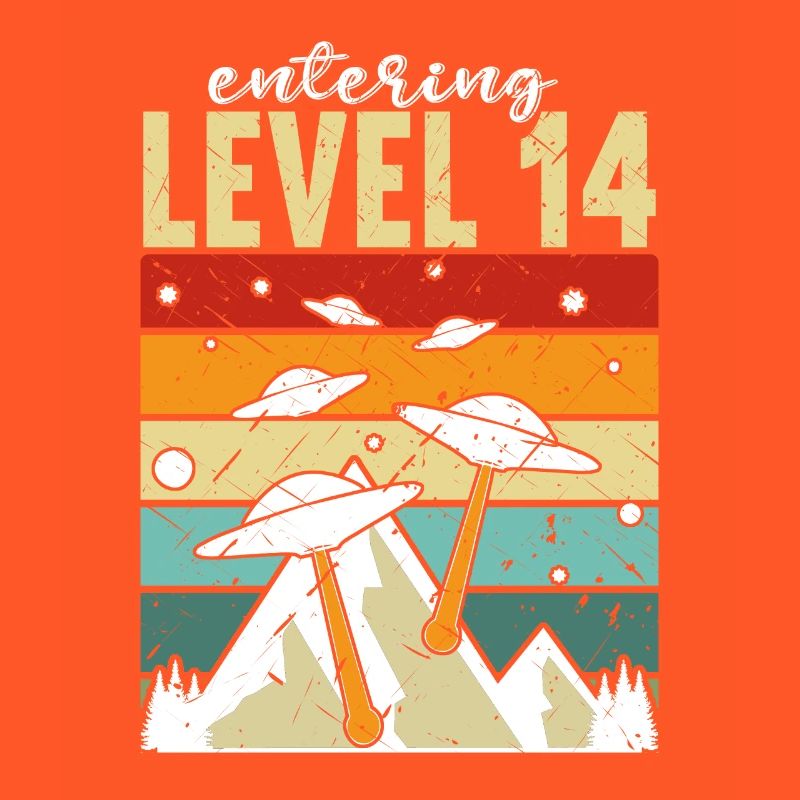 Level 14 Gaming Controller 14. Geburtstag