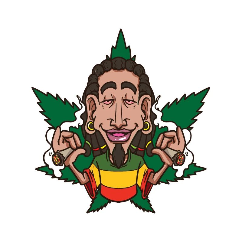 Unkraut Rastafari Mann
