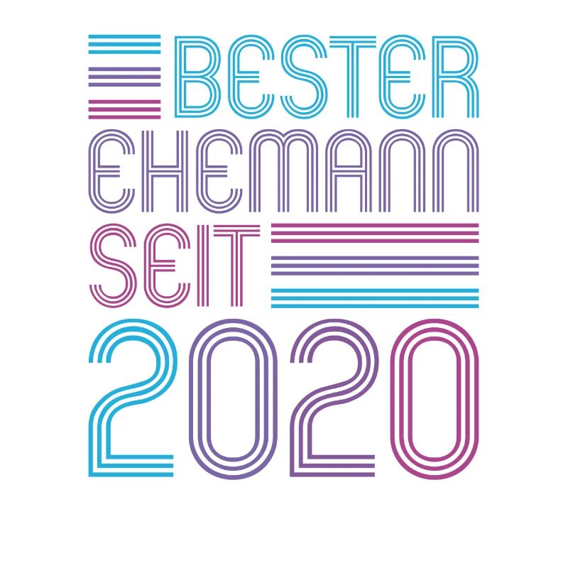 Bester Ehemann seit 2020 1. Hochzeitstag