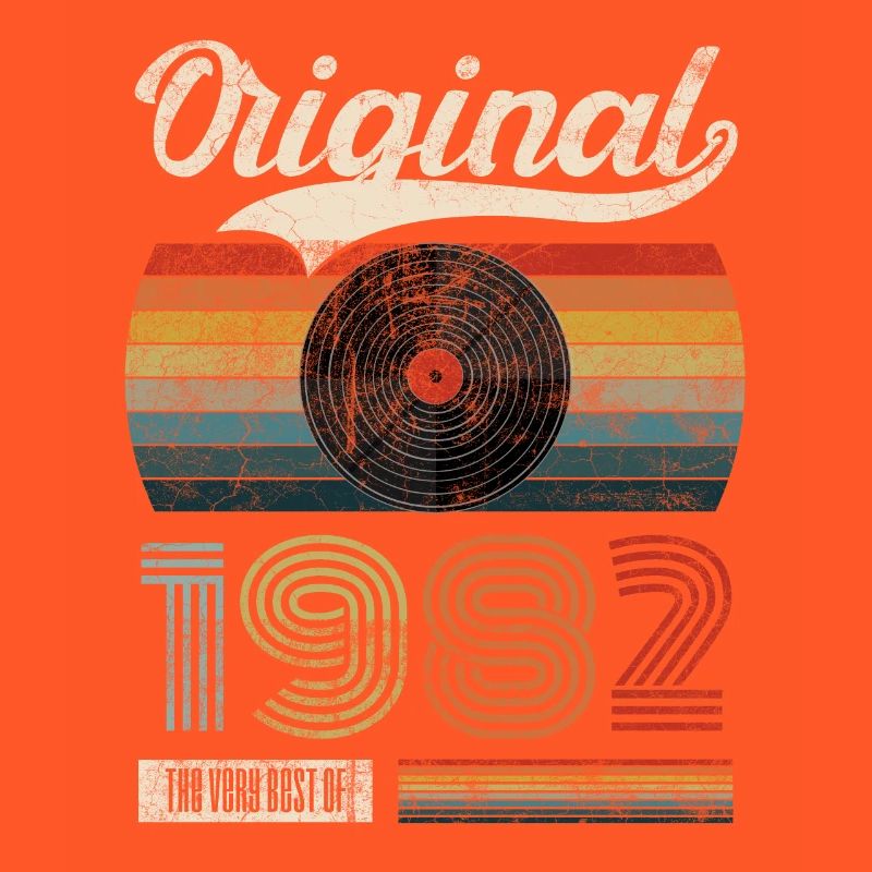 1982 Vintage Geburtstag Gift Tee Retro Style