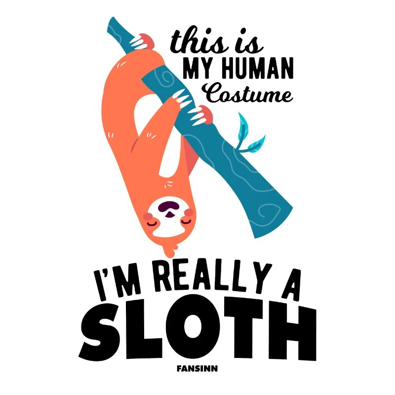 This Is My Human Costume Sloth