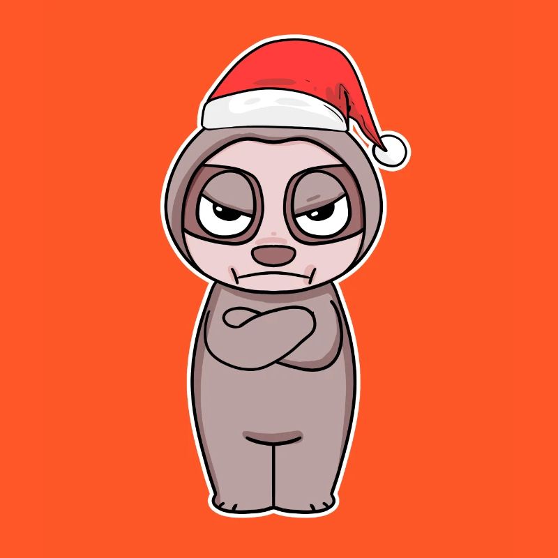 Faultier Weihnachten