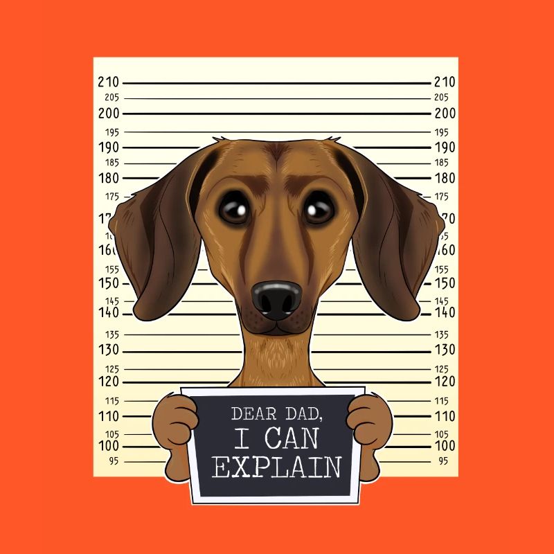 Dear Dad I Can Explain I Dachshund Dad