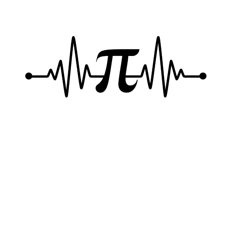 Pi Heartbeat PI 3.14 Math Mathematics Gift