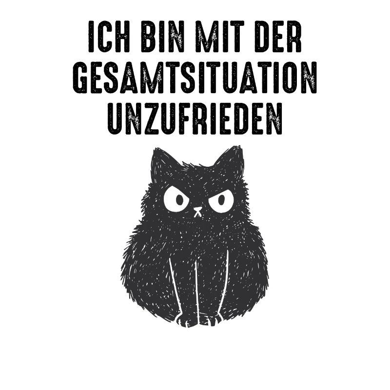 Ich Bin Mit Der Gesamtsituation Unzufrieden Katze