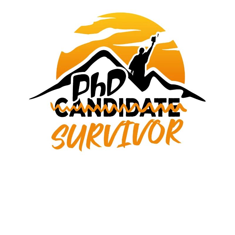 PHD Kandidat Survivor Funny Vintage