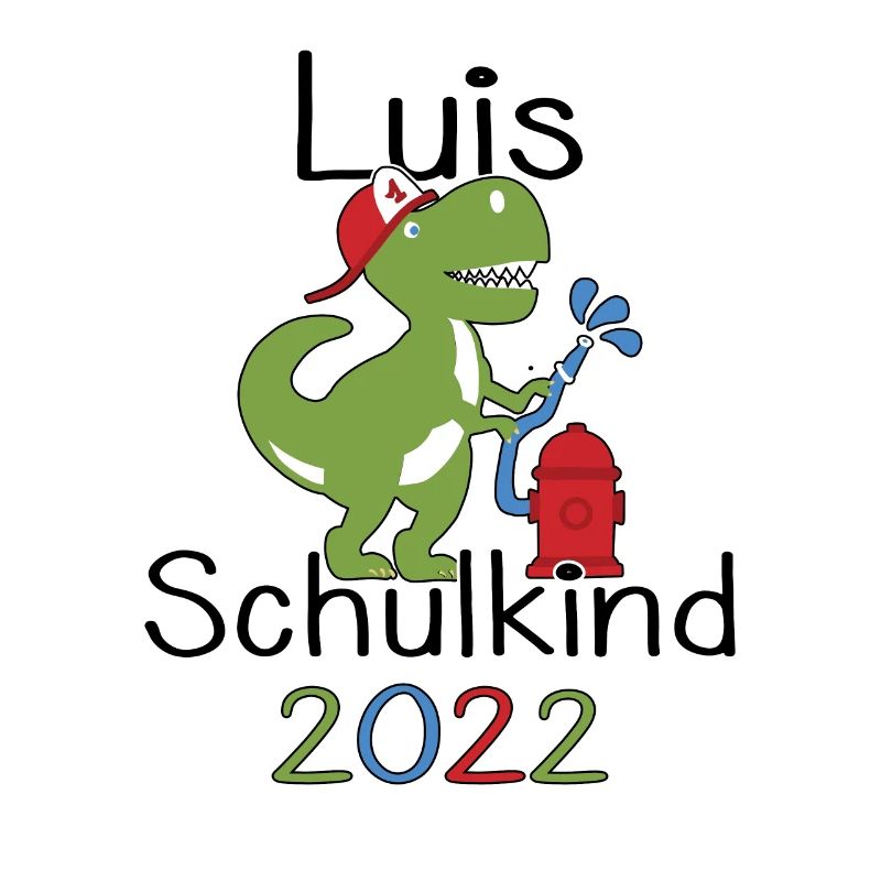 Luis 2022 T-Rex Einschulung Erstklässler 2022
