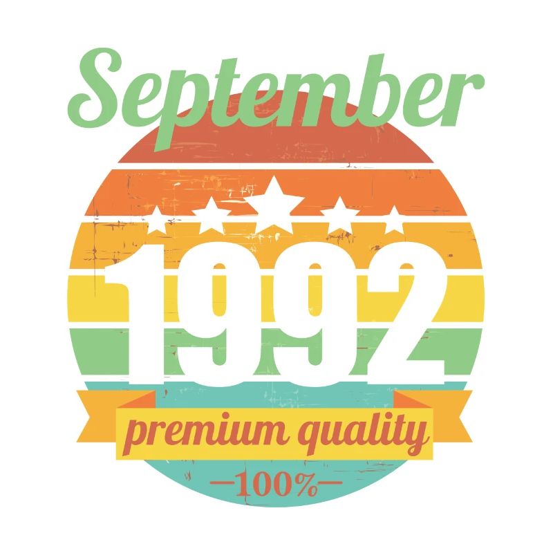 Born September 1992 30 years 30s 30th birthday
